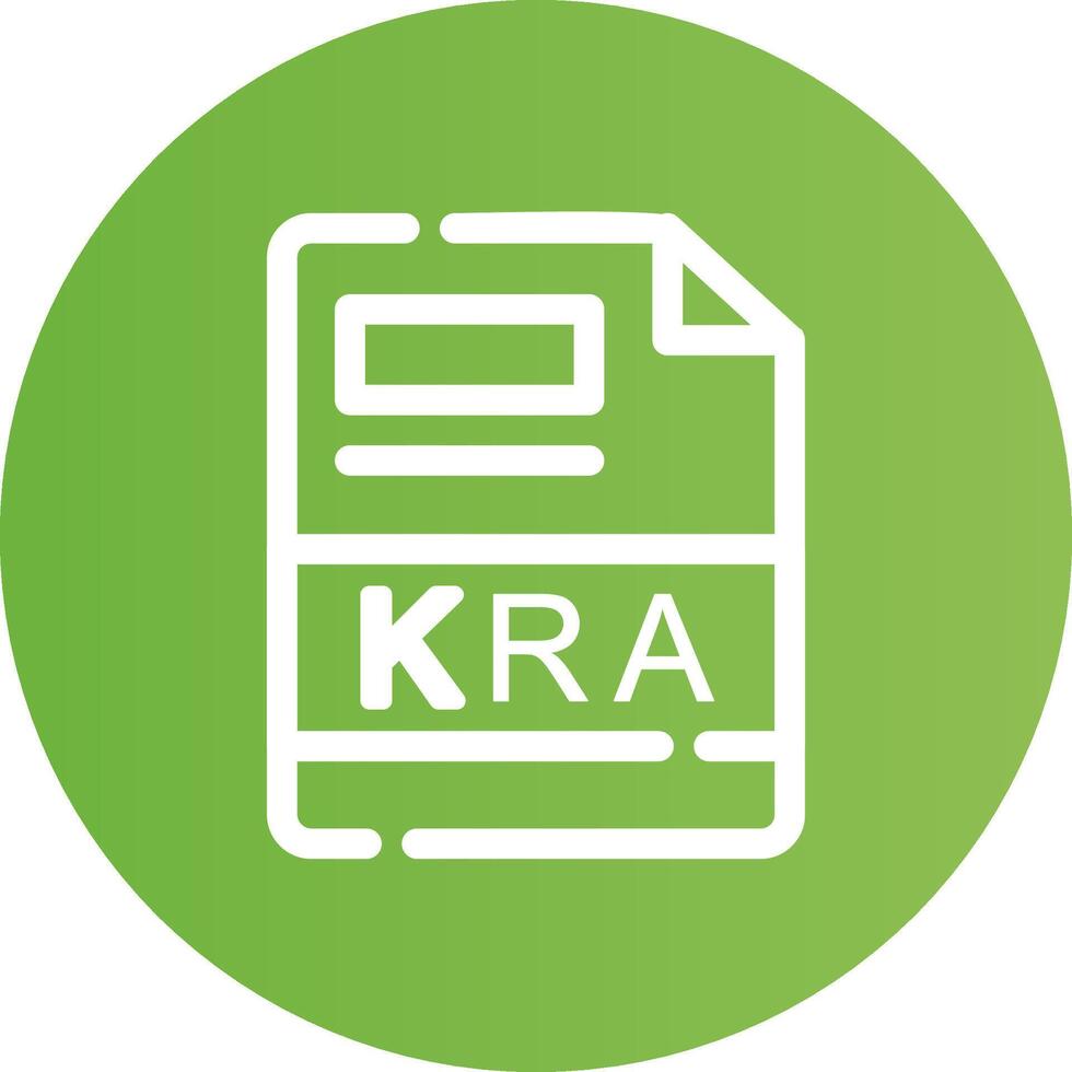 KRA Creative Icon Design vector