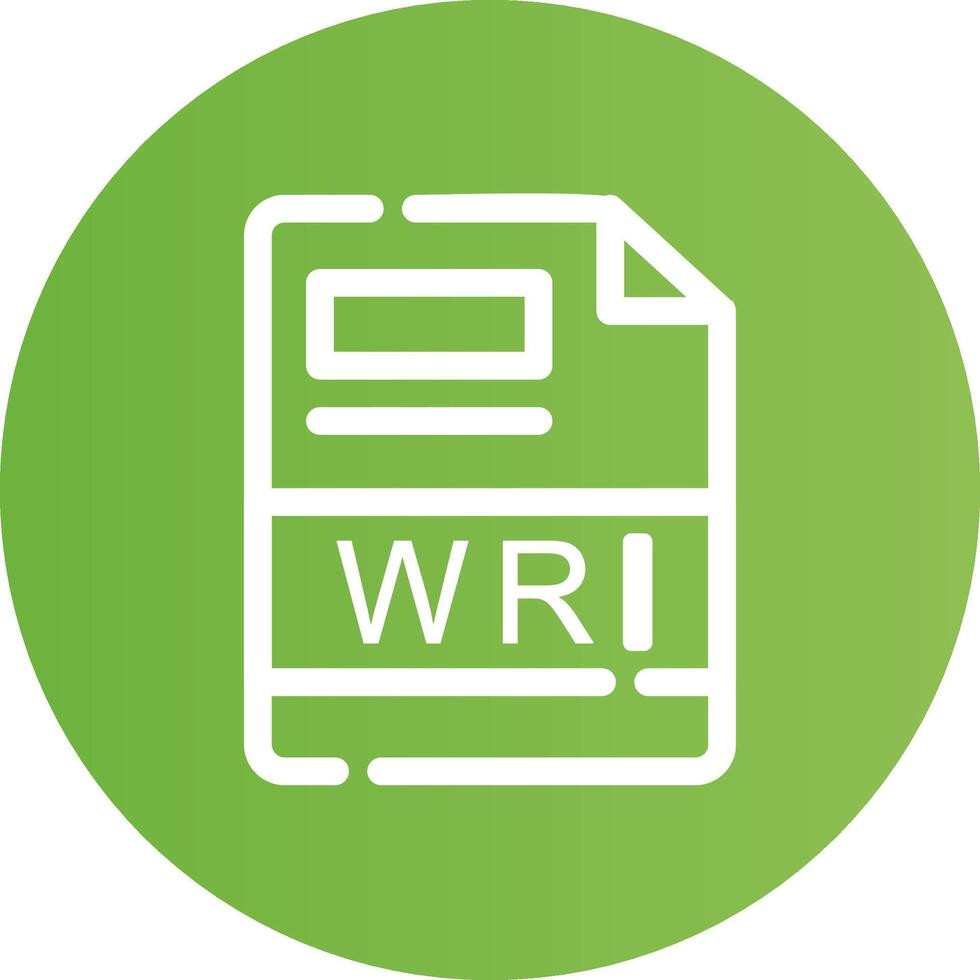 WRI Creative Icon Design vector