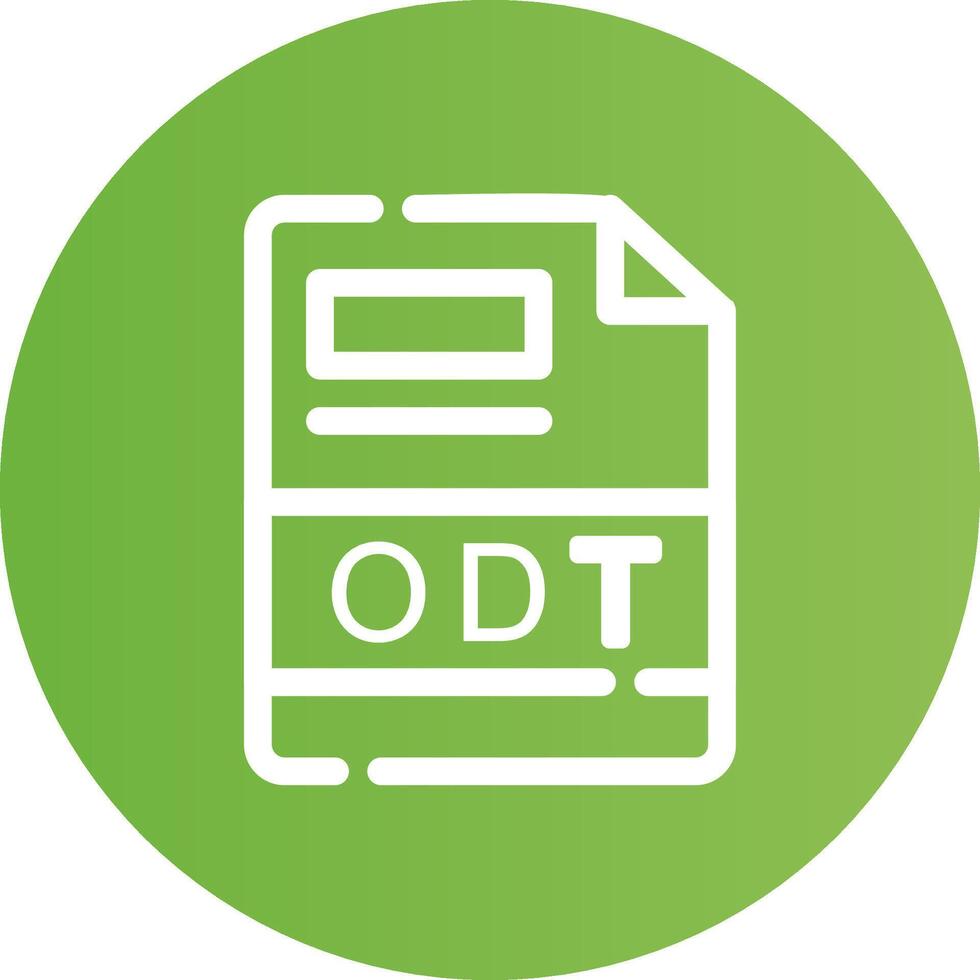 ODT Creative Icon Design vector