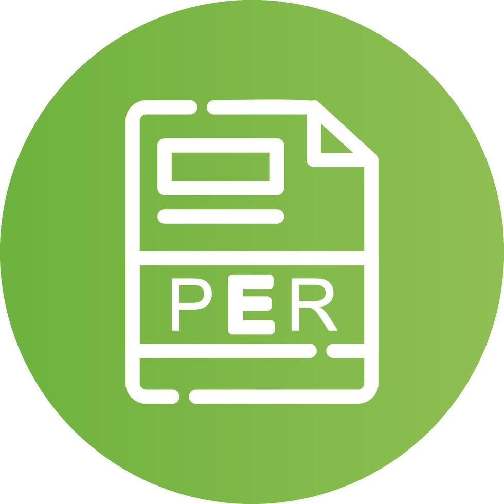 PER Creative Icon Design vector