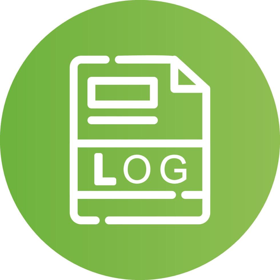 LOG Creative Icon Design vector