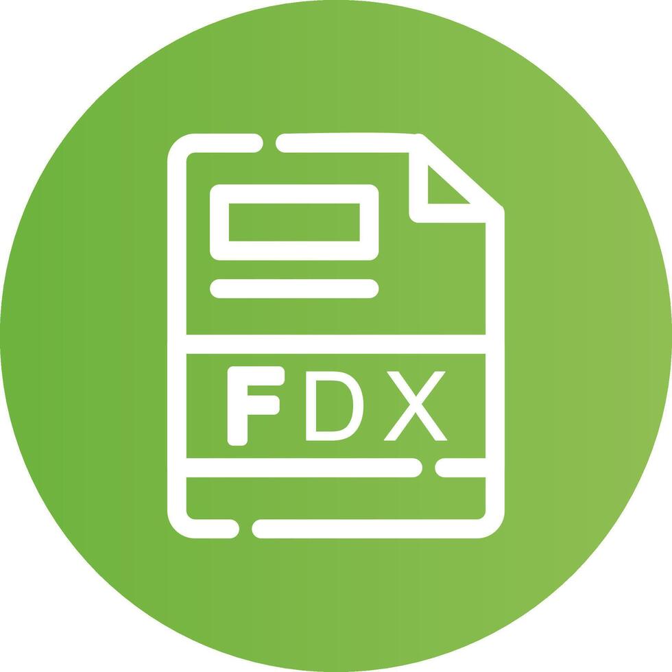 FDX Creative Icon Design vector