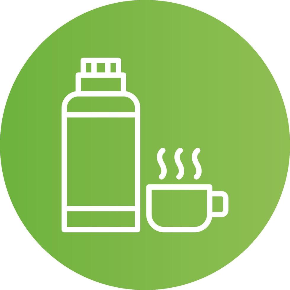 Thermos Creative Icon Design vector