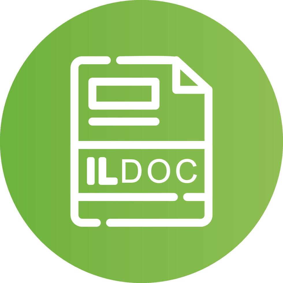 ildoc creativo icono diseño vector