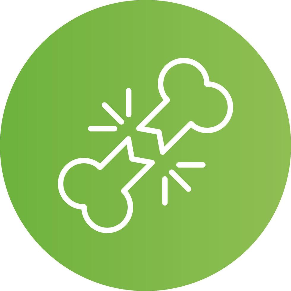 Fracture Creative Icon Design vector