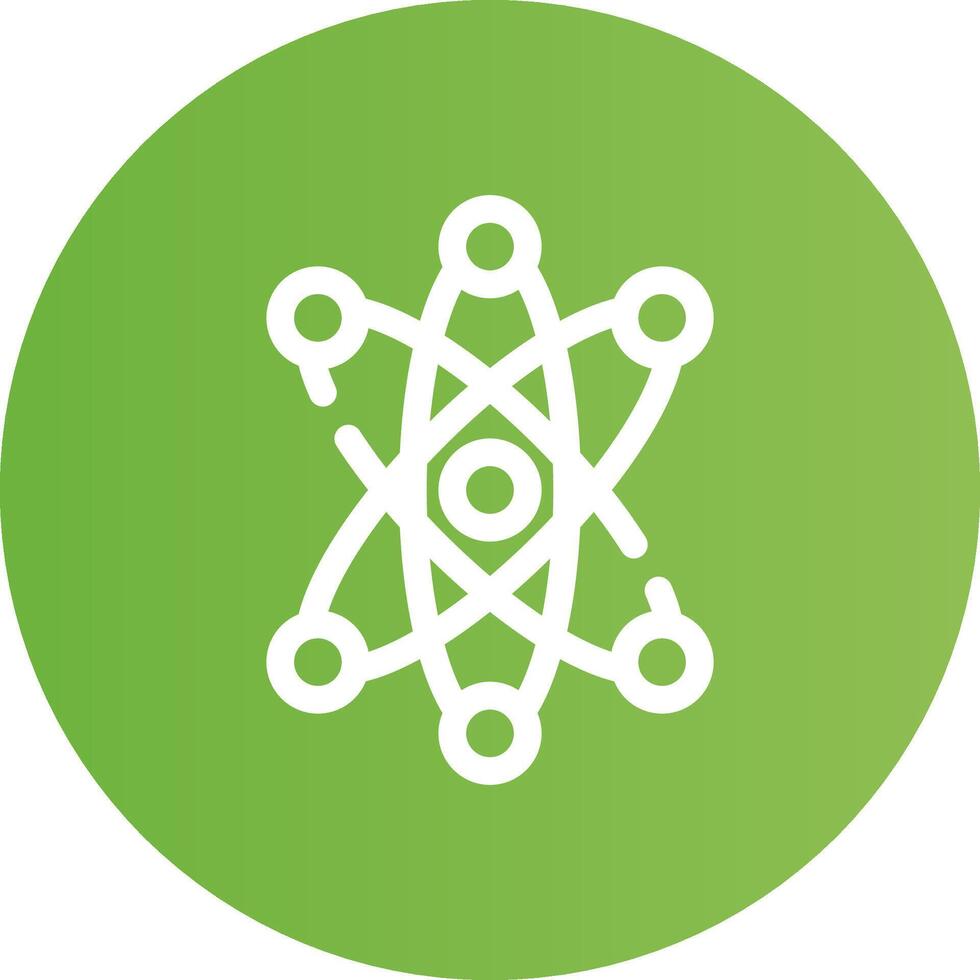 Atom Creative Icon Design vector