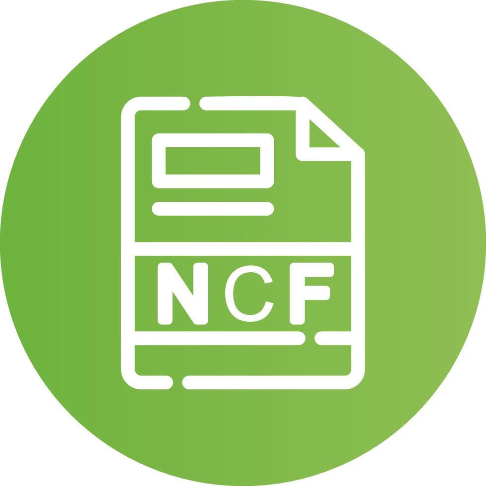 NCF Creative Icon Design vector