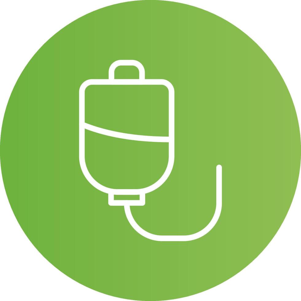 Blood Bag Creative Icon Design vector