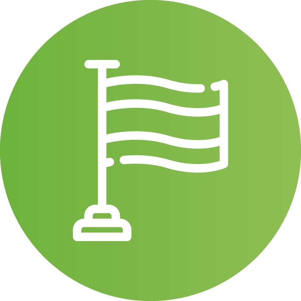 Flag Creative Icon Design vector