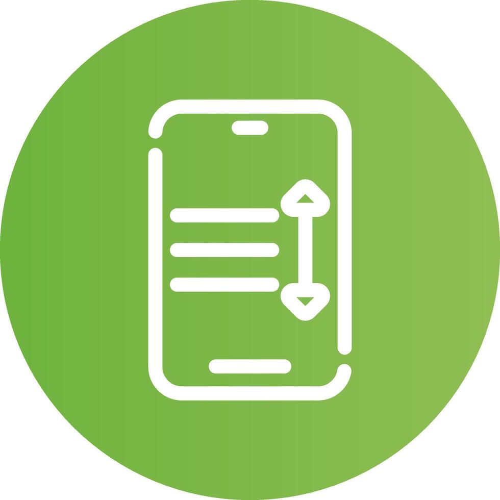 Line Circle Light green Gradient vector