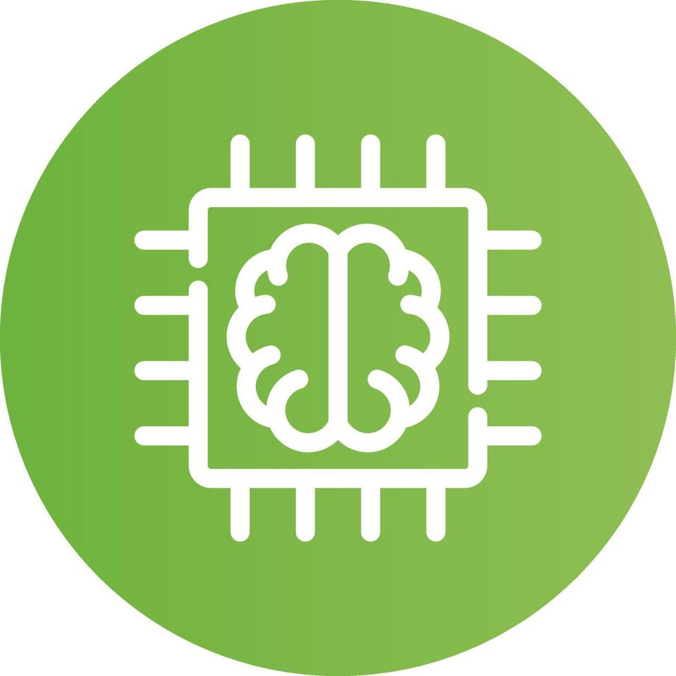 Super Brain Creative Icon Design vector