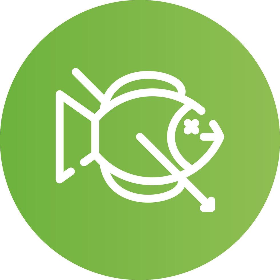 Spearfishing Creative Icon Design vector
