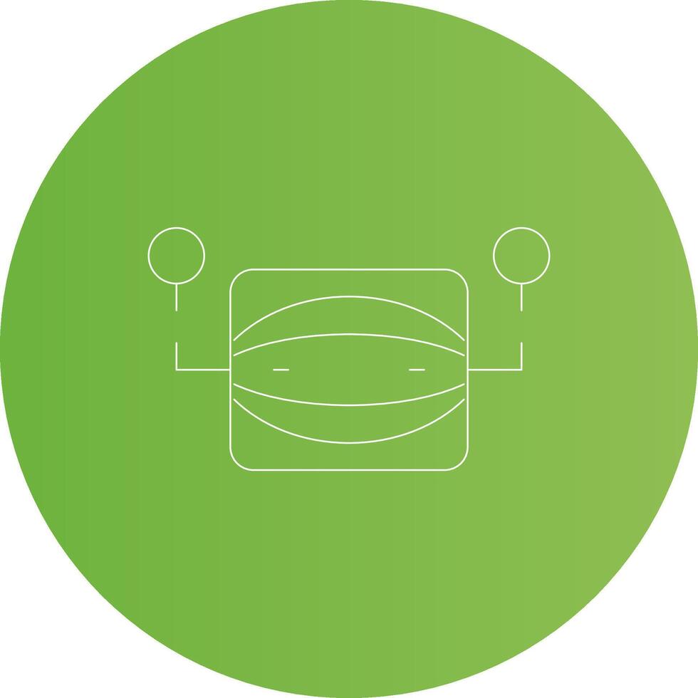 Virtual Assistant Creative Icon Design vector