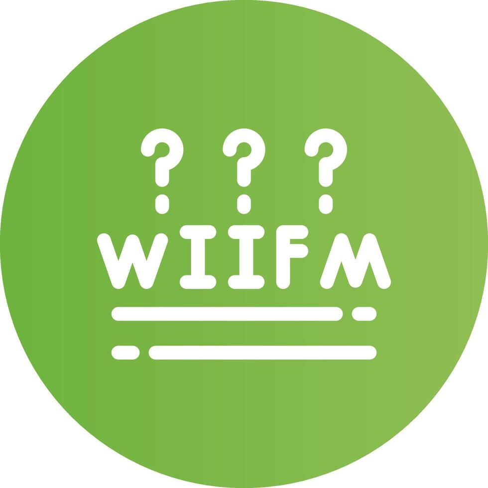 WIIFM Creative Icon Design vector