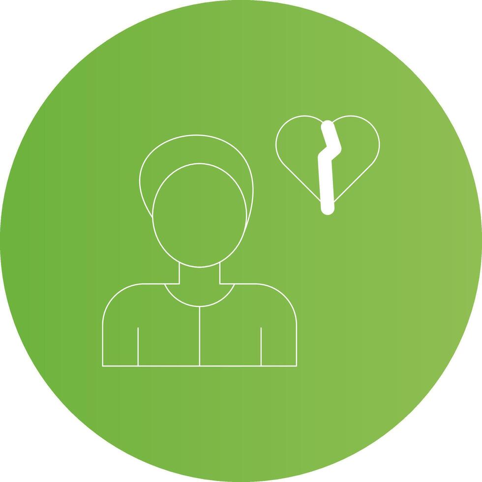 Alone Creative Icon Design vector