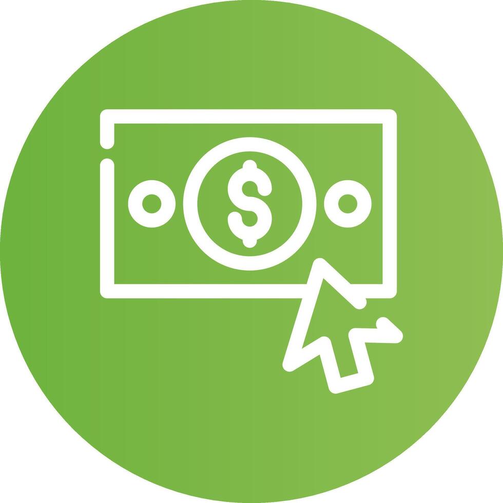 Pay Per Click Creative Icon Design vector