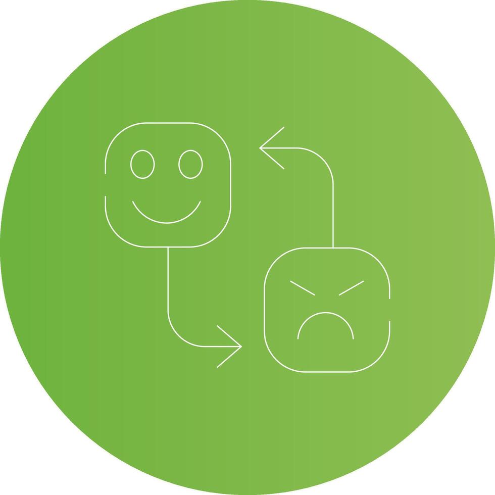Mood Swing Creative Icon Design vector