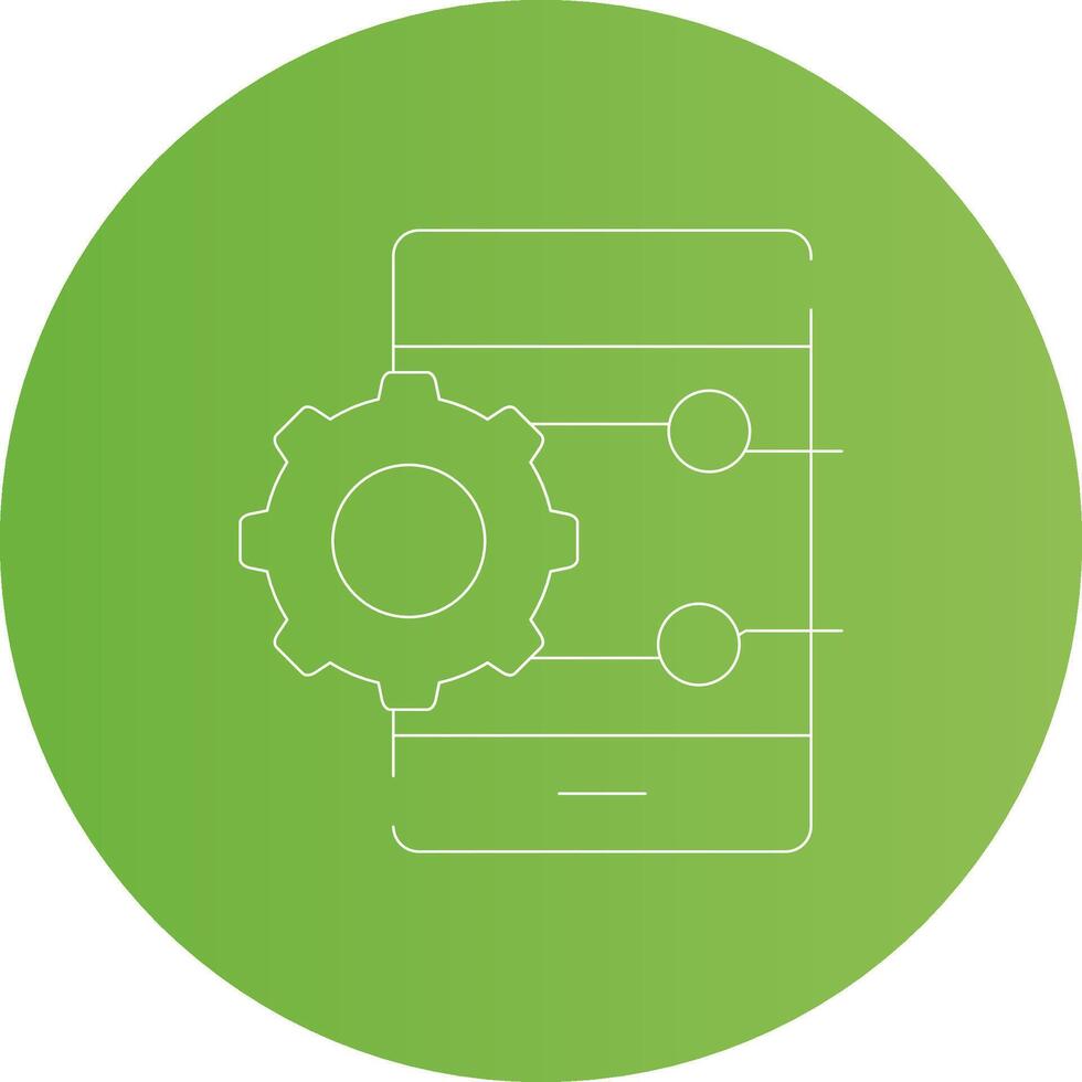 Project Management App Creative Icon Design vector