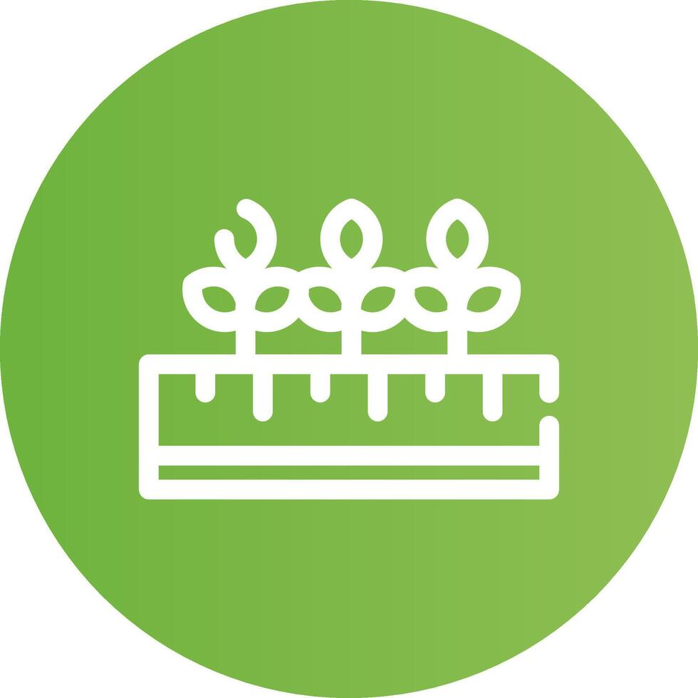 Precision Farming Creative Icon Design vector
