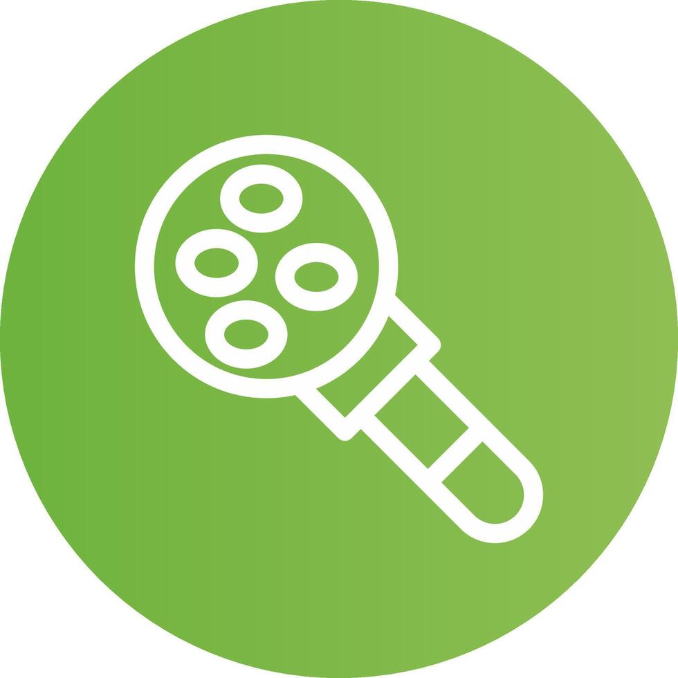 Magnifying Glass Creative Icon Design vector