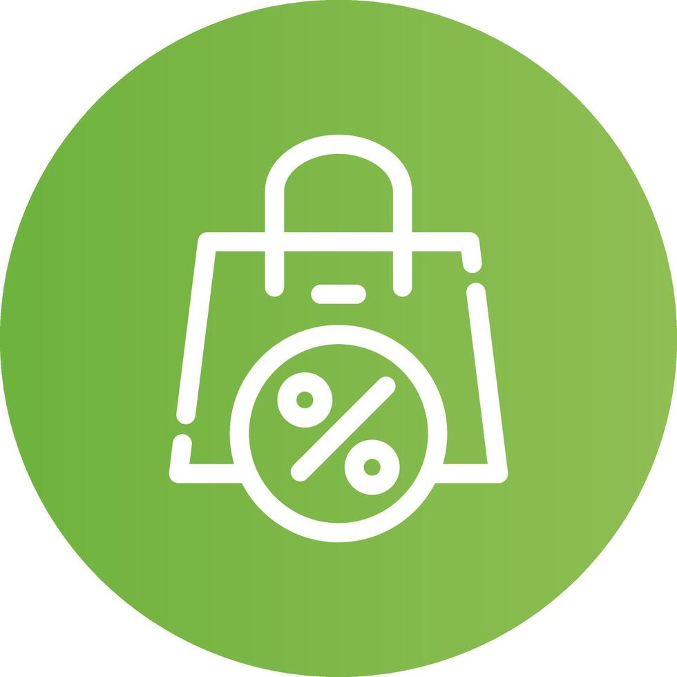 Bag Creative Icon Design vector