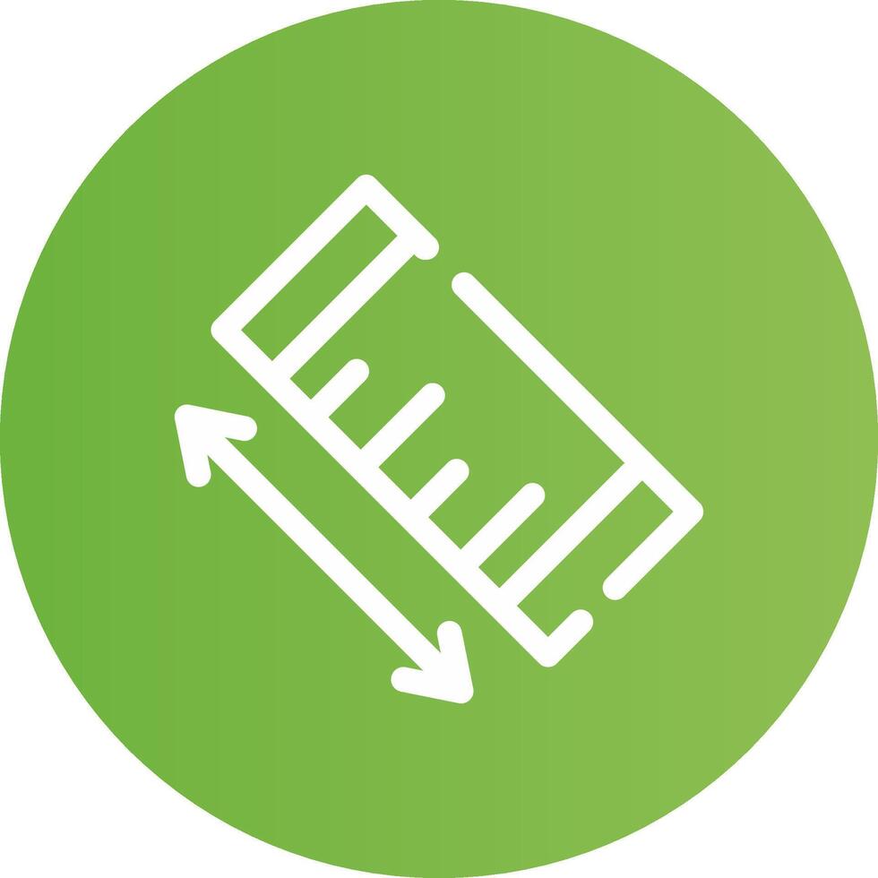Ruler Creative Icon Design vector