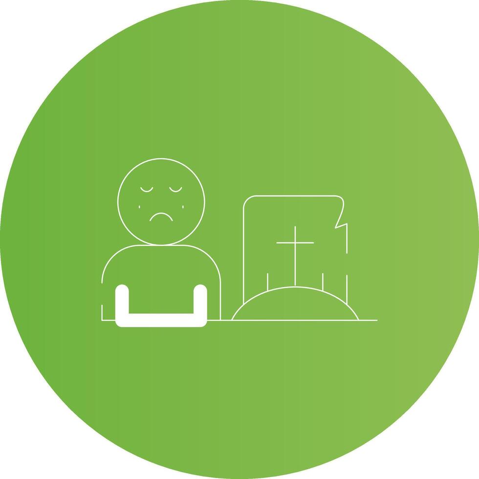 Grave Creative Icon Design vector