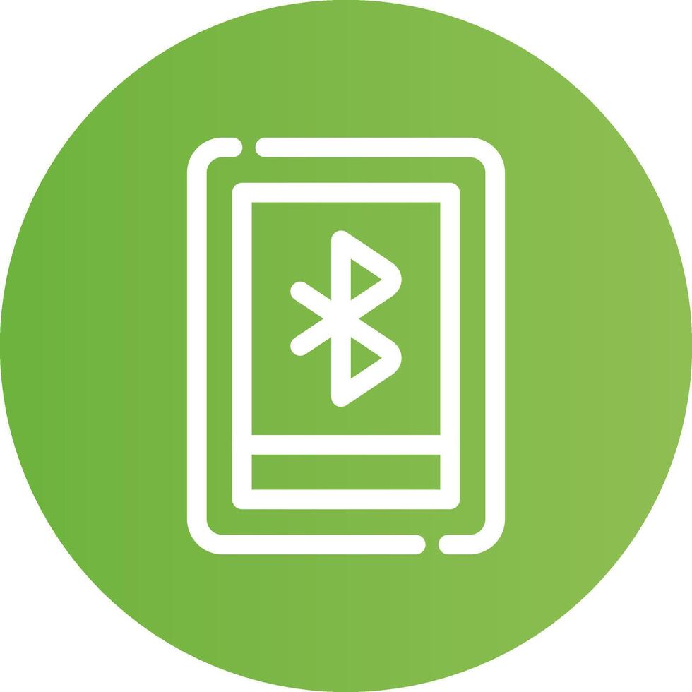 Bluetooth Creative Icon Design vector