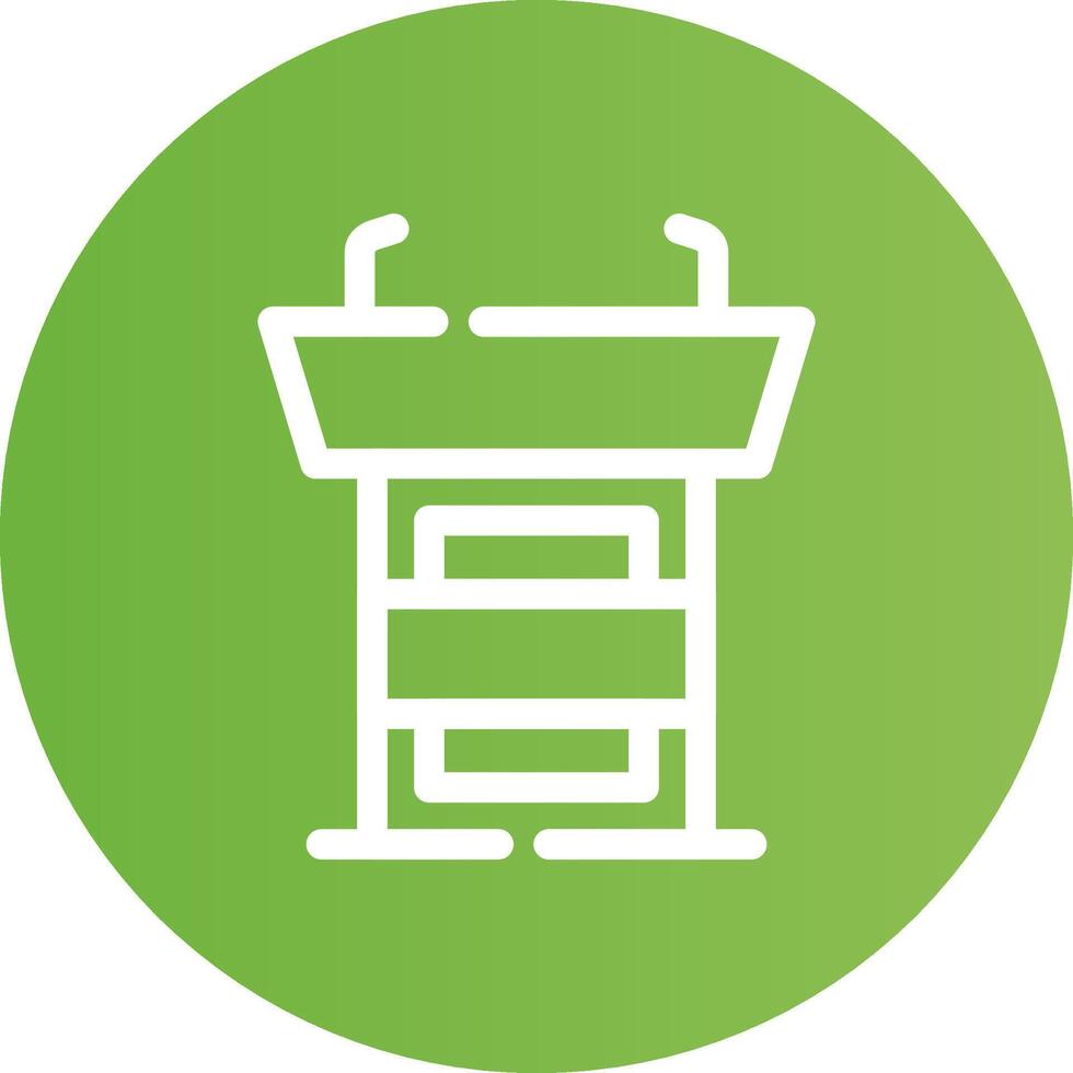 Tribune Creative Icon Design vector