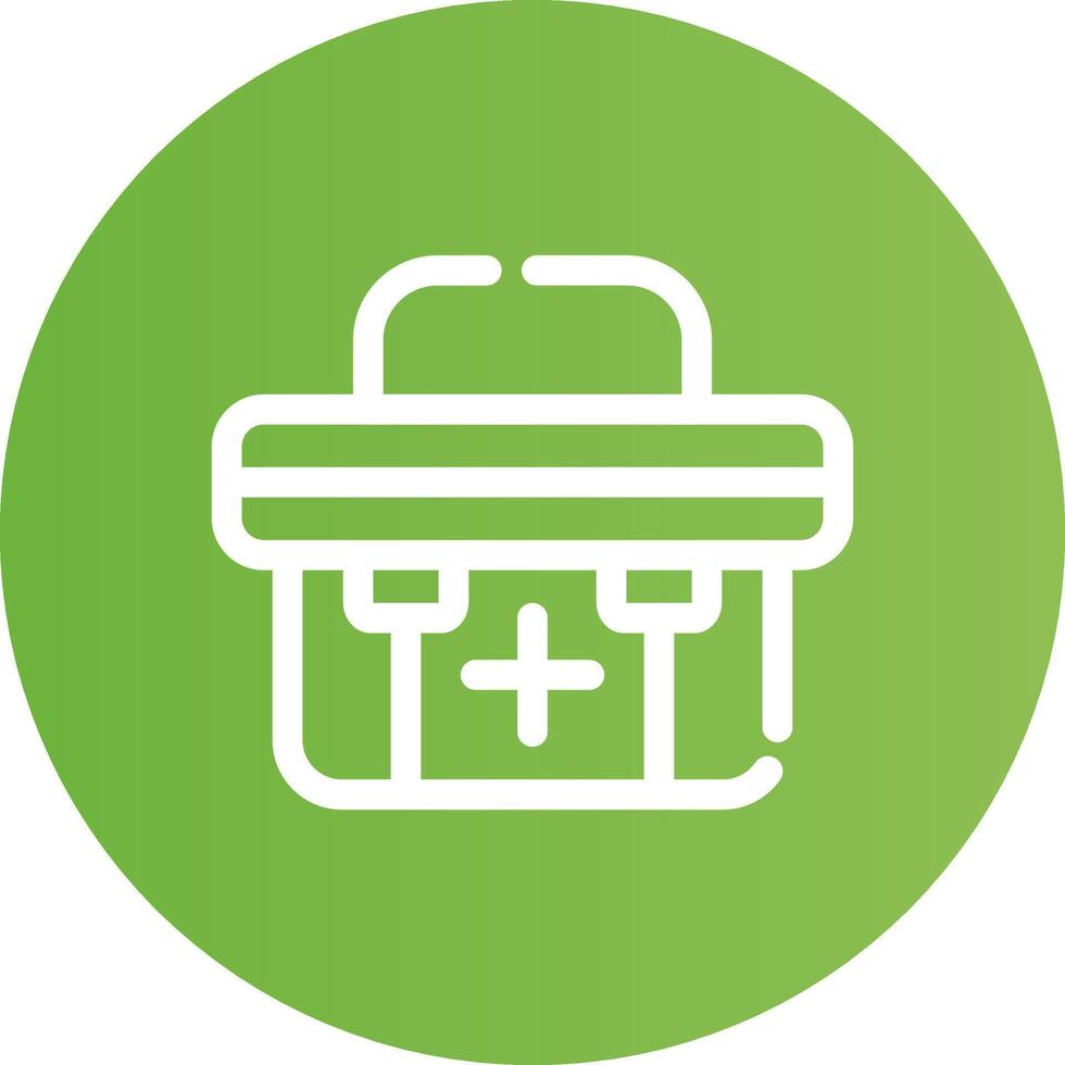 First Aid Kit Creative Icon Design vector