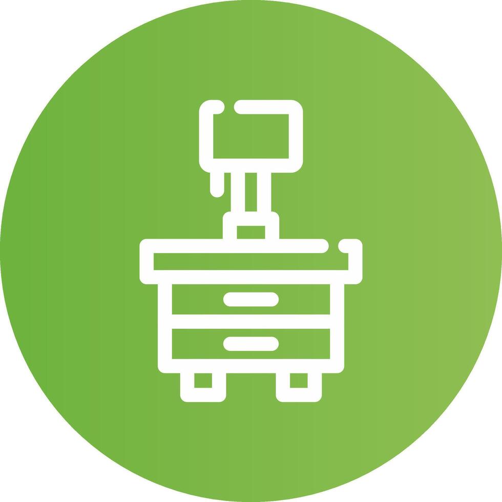 Side Table Creative Icon Design vector
