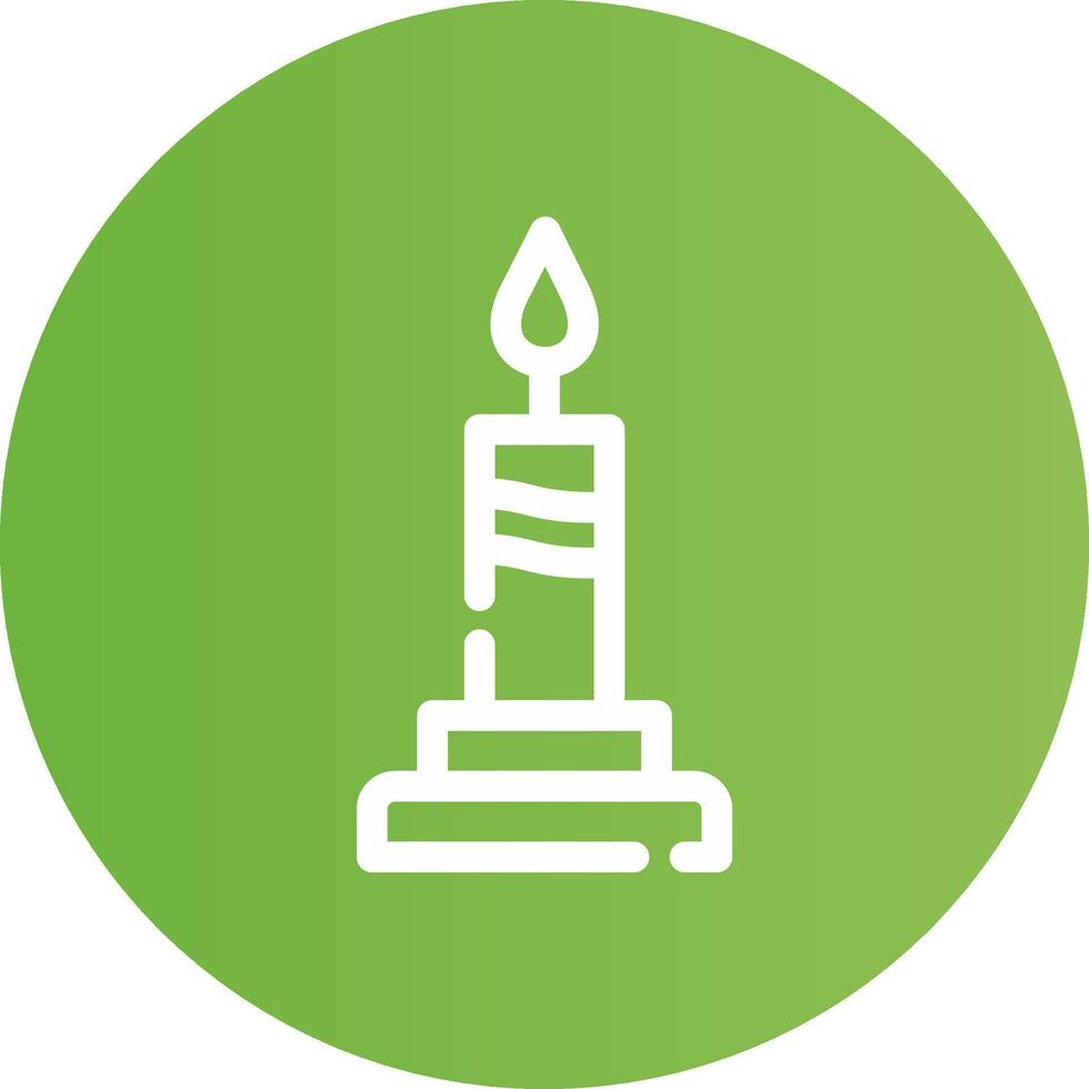 Candle Creative Icon Design vector