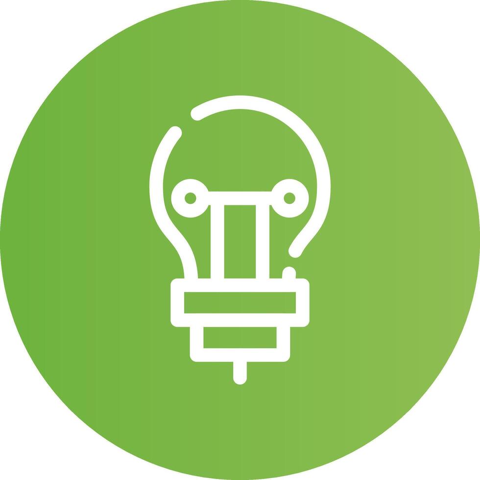Bulb Creative Icon Design vector