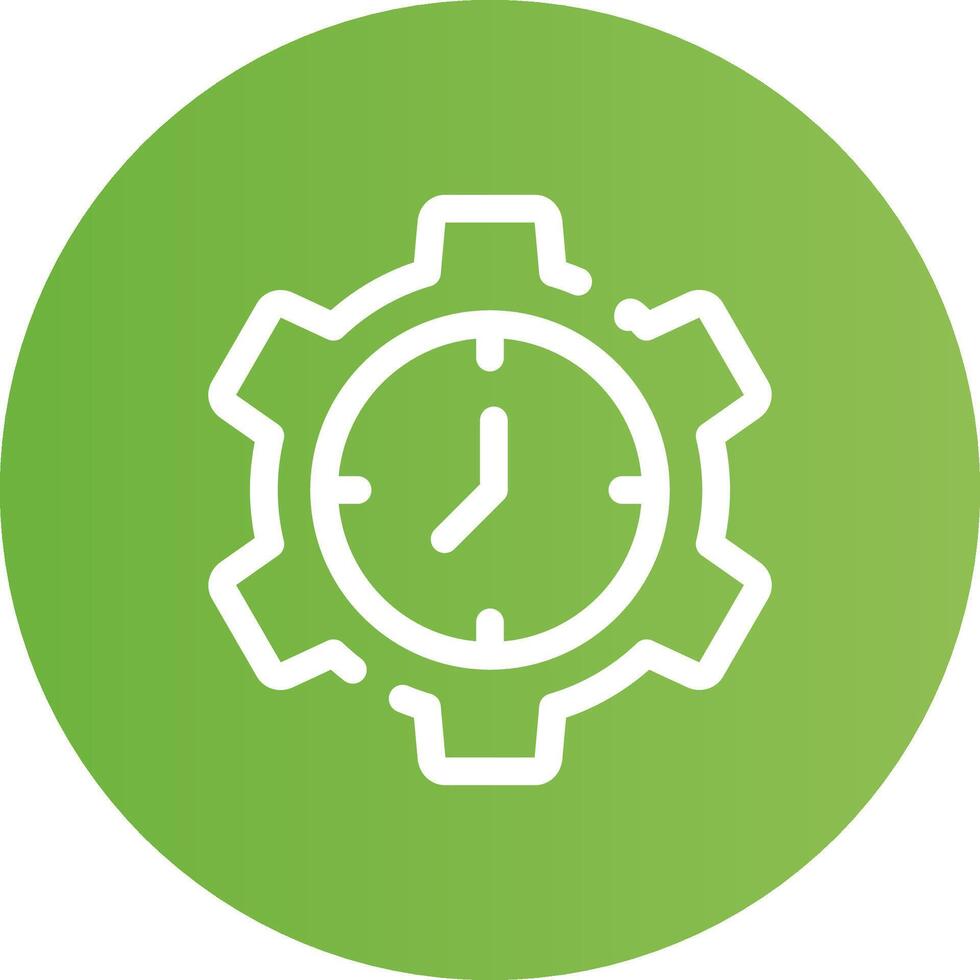 Time Management Creative Icon Design vector