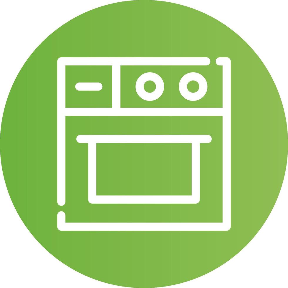 diseño de icono creativo de horno vector