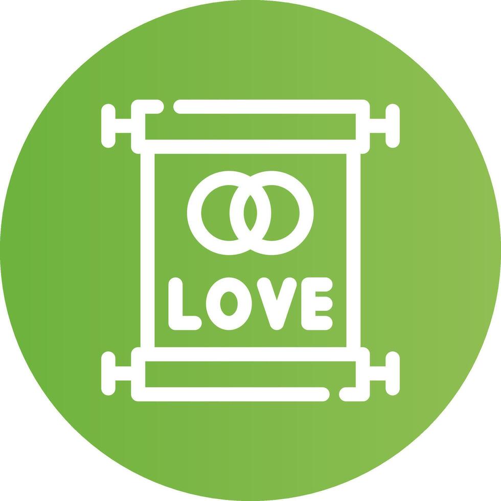 Wedding Vows Creative Icon Design vector