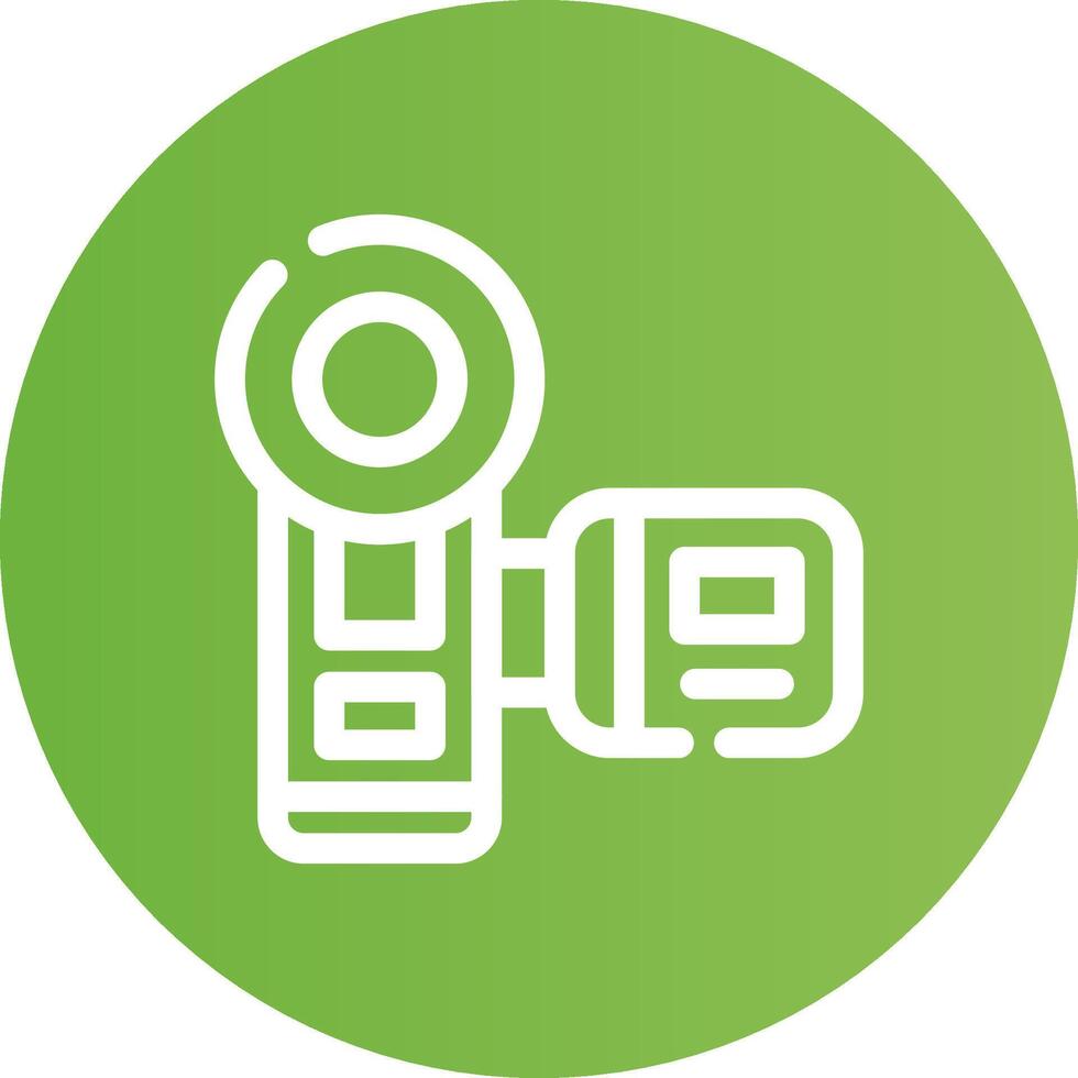 Video Camera Creative Icon Design vector