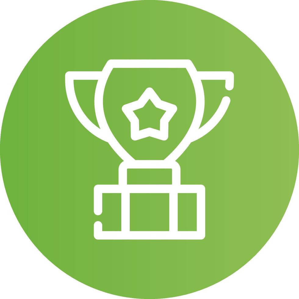 Trophy Creative Icon Design vector