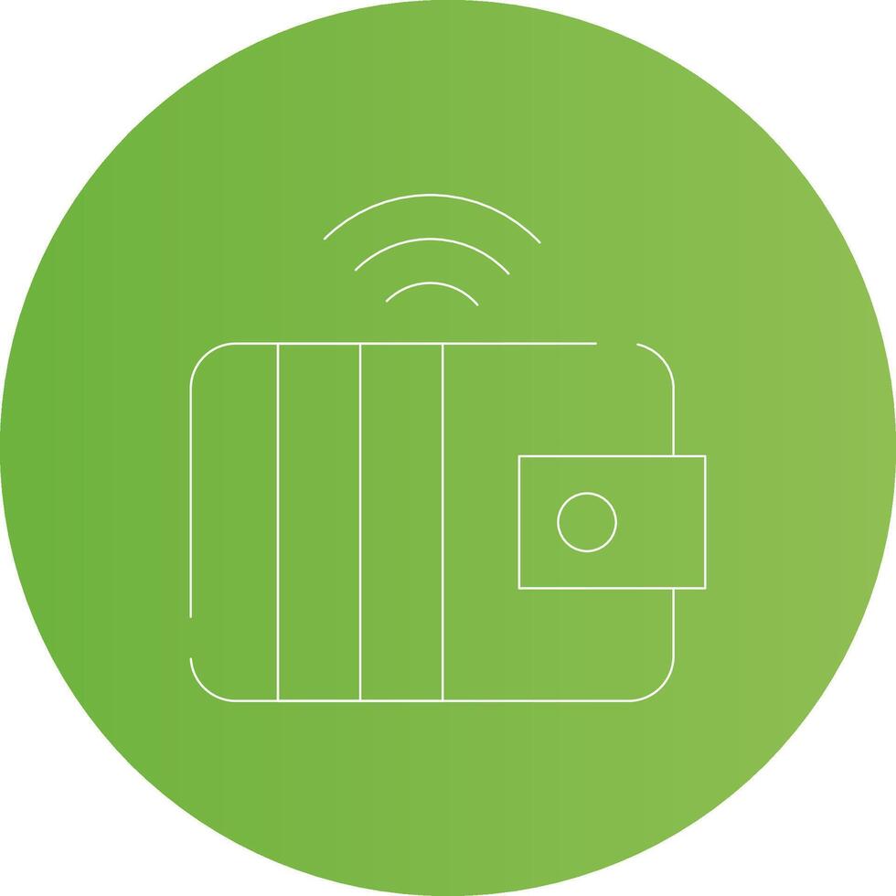Smart Wallet Creative Icon Design vector