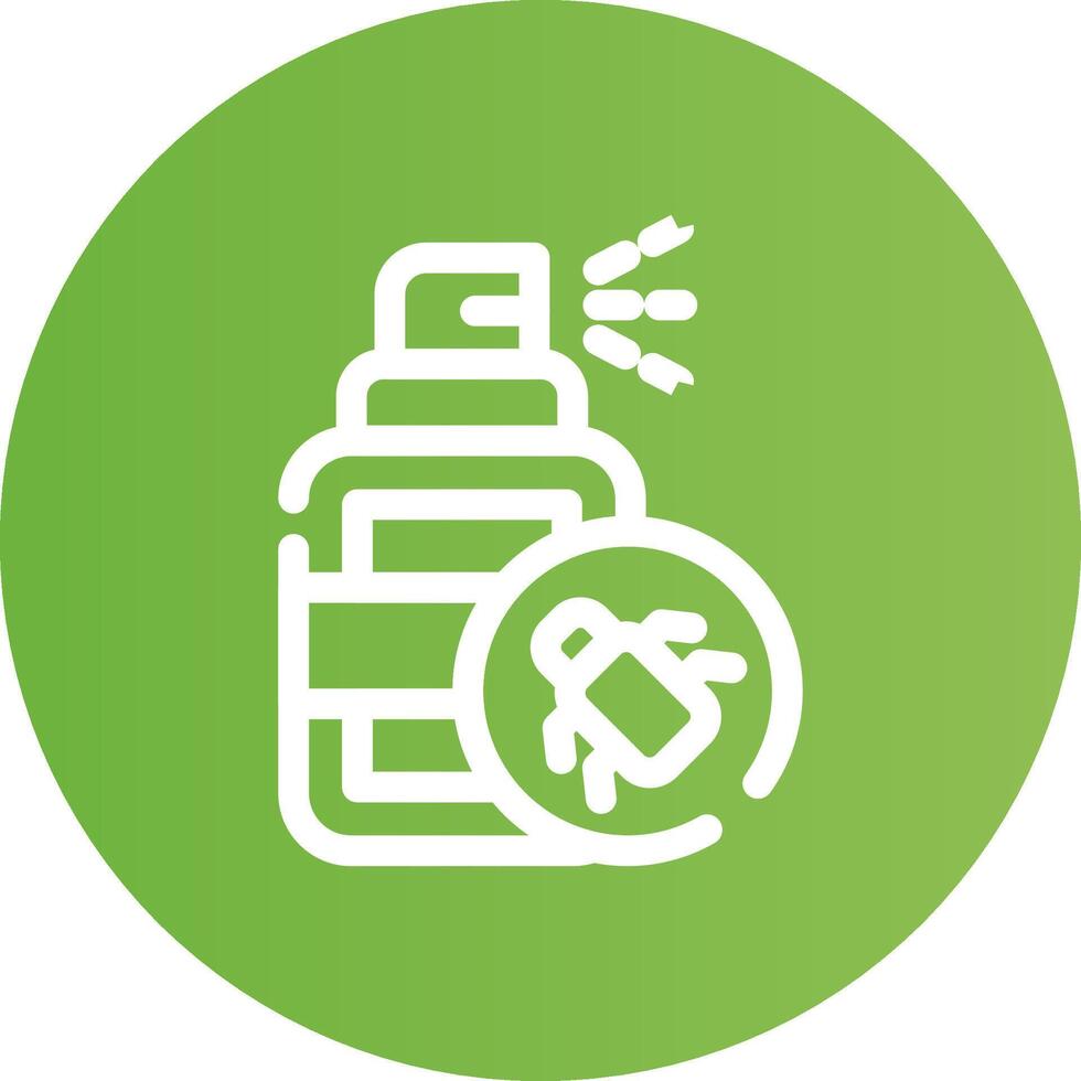 Spray Bottle Creative Icon Design vector