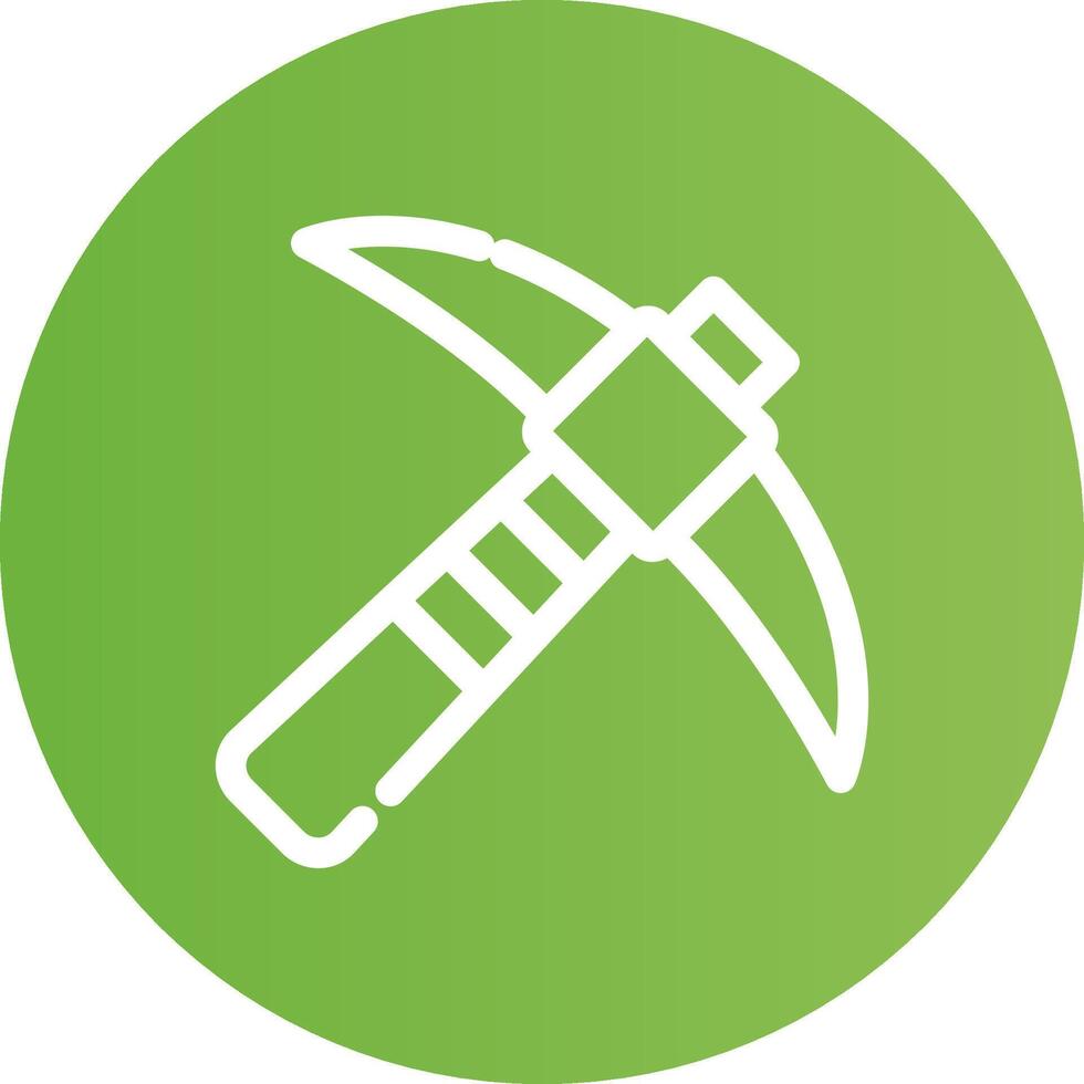 Pickaxe Creative Icon Design vector