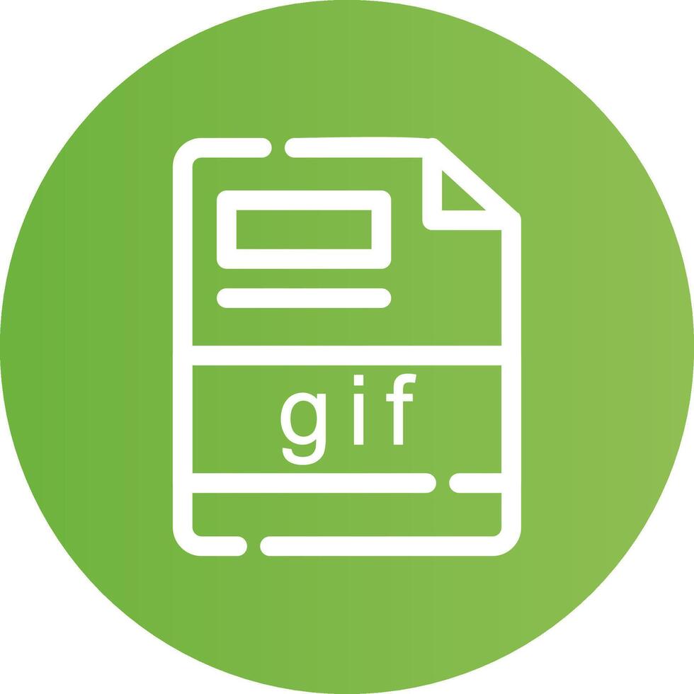 gif Creative Icon Design vector