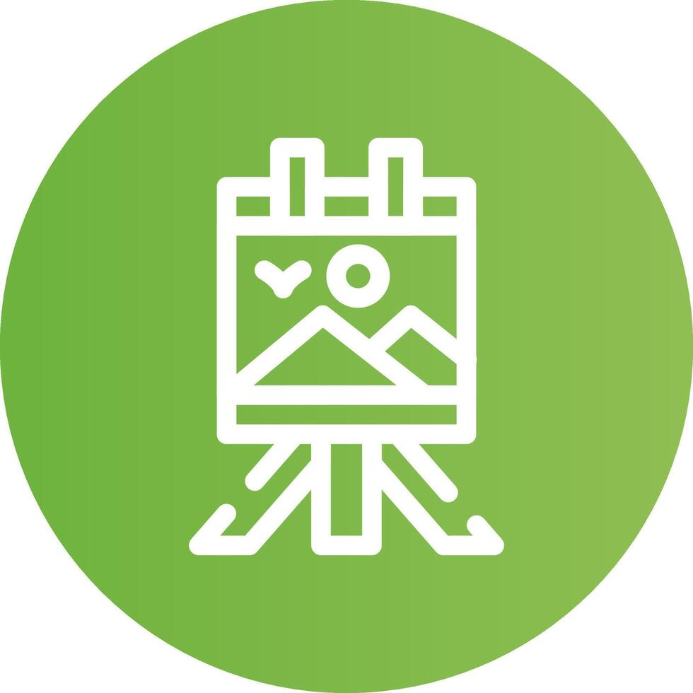Canvas Creative Icon Design vector