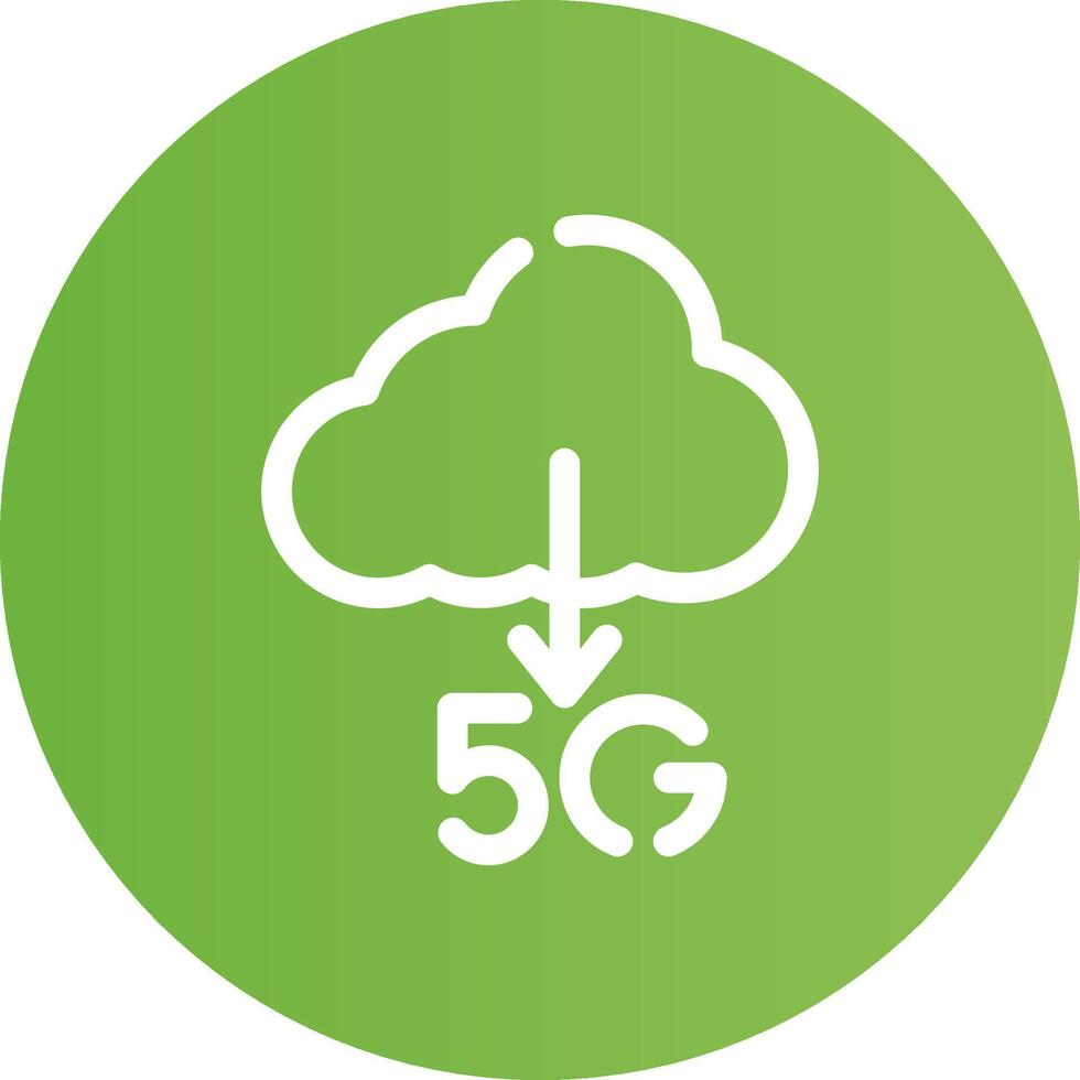 5G Download Creative Icon Design vector