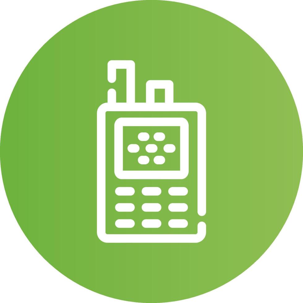 Walkie Talkie Creative Icon Design vector