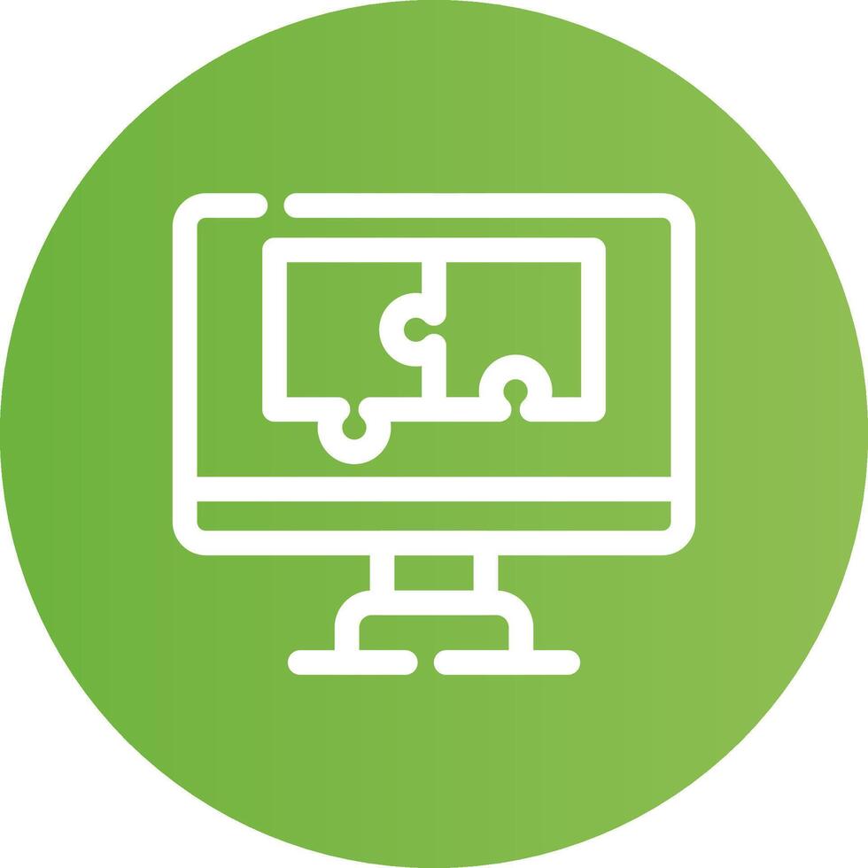 Puzzle Creative Icon Design vector