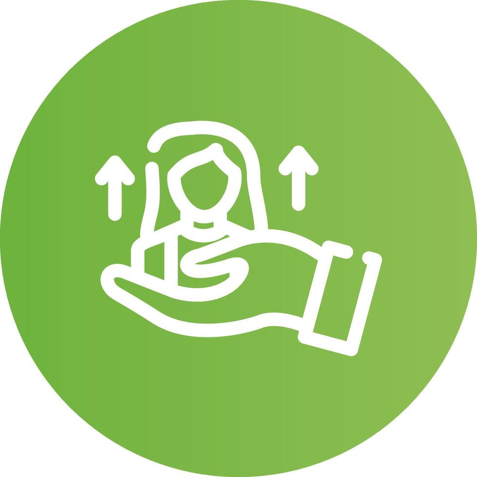 Hand Creative Icon Design vector