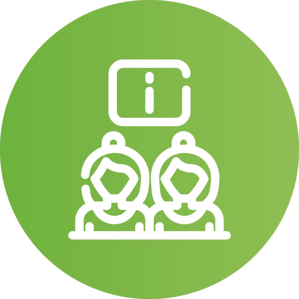 Internal Meeting Creative Icon Design vector