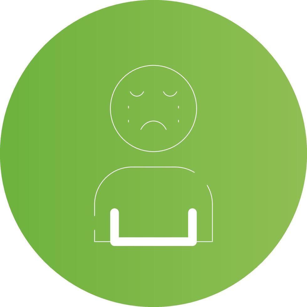 Tears Creative Icon Design vector
