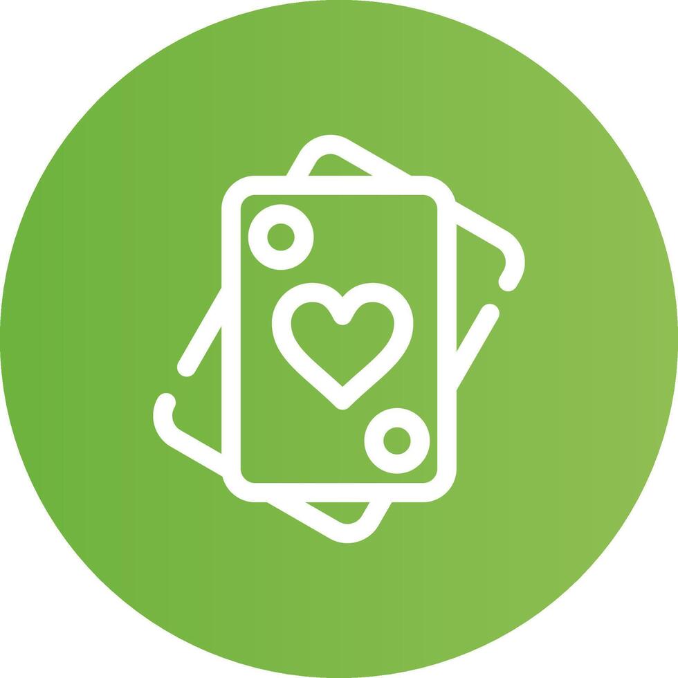 Playing Cards Creative Icon Design vector